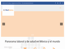 Tablet Screenshot of medworks.mx